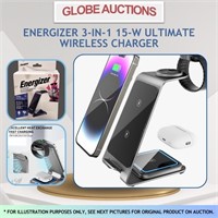 ENERGIZER 3in1 15-W ULTIMATE WIRELESS CHARGER