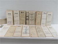 COLLECTION OF OLD DEEDS, MORTGAGES, INSURANCE: