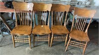 Oak chairs-4