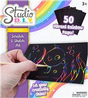 Studio DIY Scratch & Sketch Art