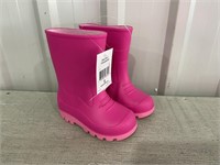 Girls Size 8 Rubber Boots