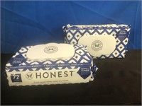 Honest Plant Based Wipes 2x 72 wipes - New