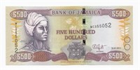 2011 Jamaica $500 Note