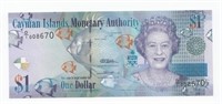 2010 Cayman Islands $1 Note