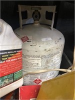 propane tank and mosquito repellant