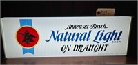 Anheuser-Busch Natural Light Beer Lighted Sign