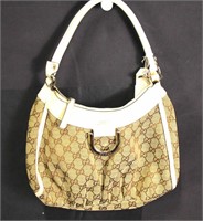 Gucci Beige/Ivory D Ring Shoulder Bag