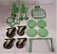 Vintage Green Porcelain Bathroom Fixtures