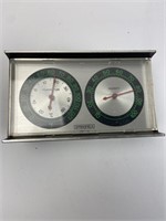 Vtg Desktop Thermometer Barometer by Springfield