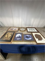 Assortment of framed artwork and pictures