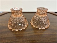 Rare Vintage Jeanette Holiday Candle Holders