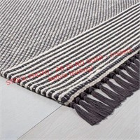 5x7 striped area rug