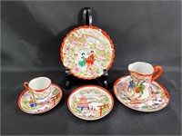 Mini Japanese tea set WW II; Vintage; made in