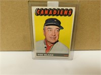 1965-66 OPC TOE BLAKE HOCKEY CARD
