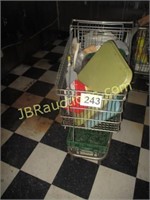 SHOPPING CART WITH CONTENTS