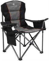 ALPHA CAMP Oversized Camping Folding Chair, Heavy
