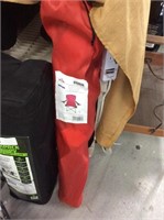 Red camping chair