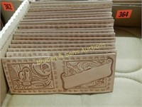 GROUP OF 20 NEW TOOLED LEATHER WALLETS