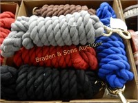 GROUP OF 6 NEW COTTON LEAD ROPES