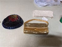 3 VTG Glass Beaded Purses