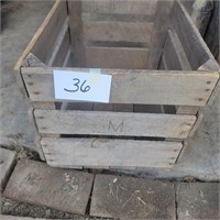 "M" Marked Apple Crate