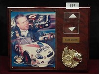 Race Car Driver Mark Martin Plaque with Photo