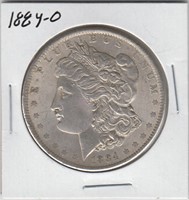 US Coins Morgan Silver Dollar 1884-O
