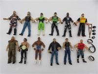 Assorted WWE/WWF Titan Tron + More Figure Lot (12)