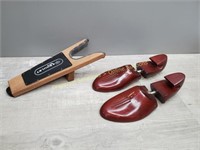 Wood Shoe Stretchers & Boot Horn