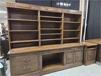 Romweber Credenza & Bookshelves & Stand