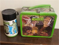 Universal movie monsters lunchbox with thermos