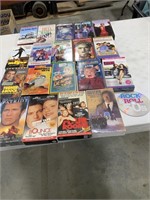 Assorted movies on VHS tapes