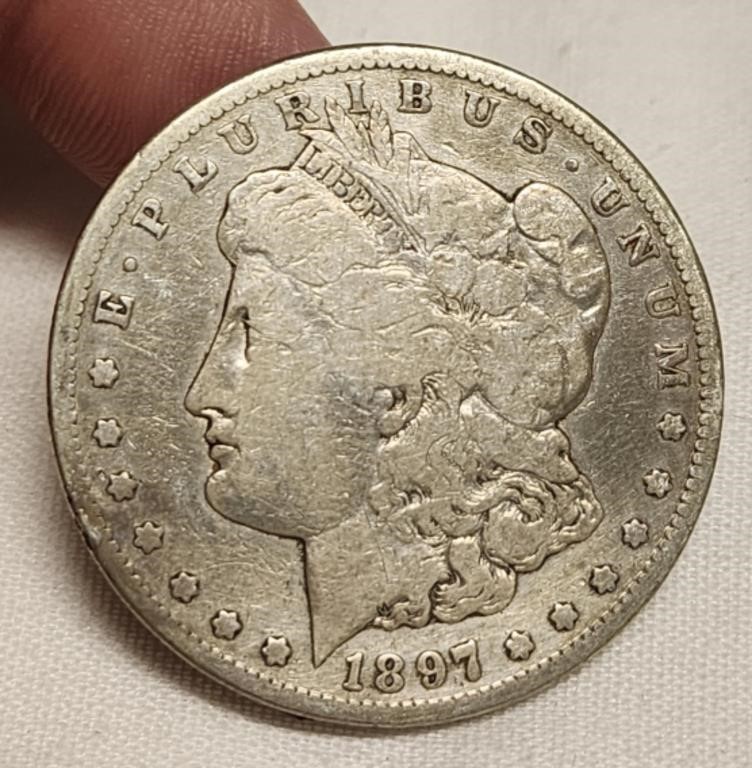 1897 "O"  Morgan Dollar