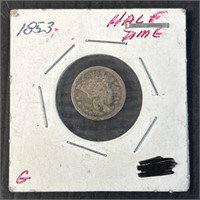 1853 US Half Dime