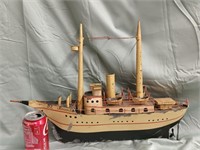 Antique Tin Cruise ship  approximately 22" long