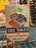 NOS Cold Tablets Display