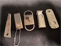 Collection Of Vintage Cigar Cutters With Variety O