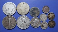 Assorted 90% Silver Coins-$3.00 Face Value