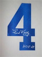 Red Kelly Autographed Jersey Number