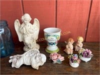 angel & cherub assortment porcelain collectibles