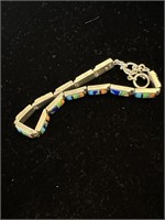 Sterling Mosaic Bracelet