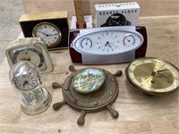 7- Various dresser clocks
