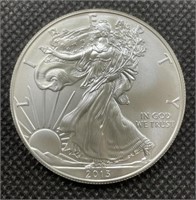 2013 Uncirculated 1 Ounce Silver American Eagle