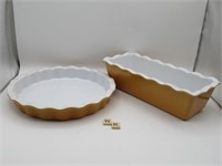 2 EMILE HENRY BAKING DISHES