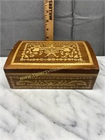 Wooden inlay box