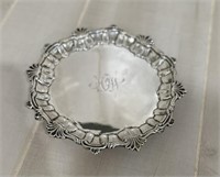 Small Georgian Sterling Silver Tray, 1775