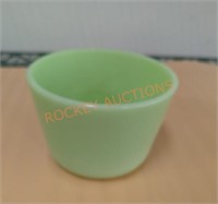 Vintage glow McKee jadeite glass bowl