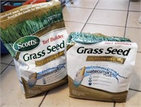 Bags of grass seed