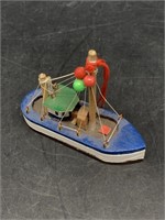 Small model of a tug boat