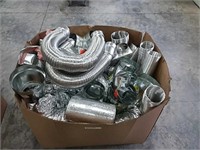assortment of H-Vac  - Duct work and connectors
